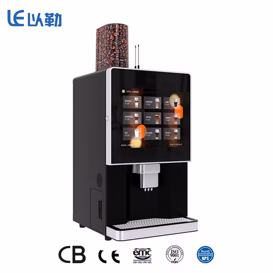 Commercial Vending Pulper Capsule Filling Instant Expresso Coffee Machine with Grinder