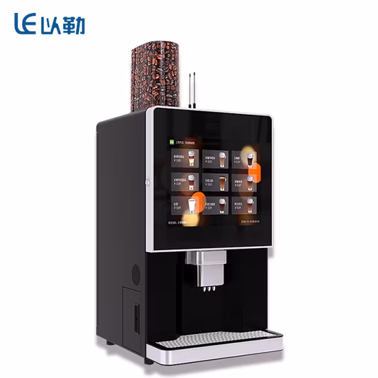 Commercial Vending Pulper Capsule Filling Instant Expresso Coffee Machine with Grinder