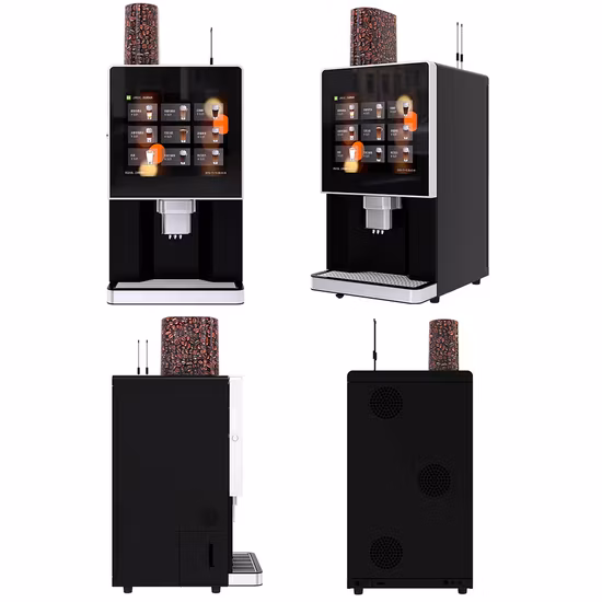 Commercial Vending Pulper Capsule Filling Instant Expresso Coffee Machine with Grinder
